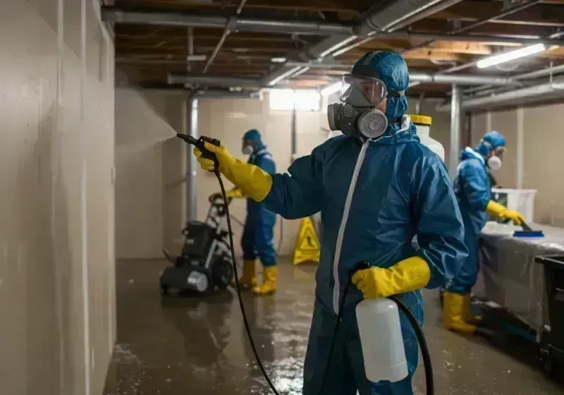 Basement Sanitization and Antimicrobial Treatment process in Longmont, CO